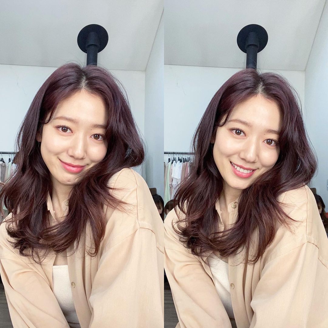 Park Shin Hye giấu nhẹm má bánh bao bầu bĩnh nhờ 4 kiểu tóc chân ái này