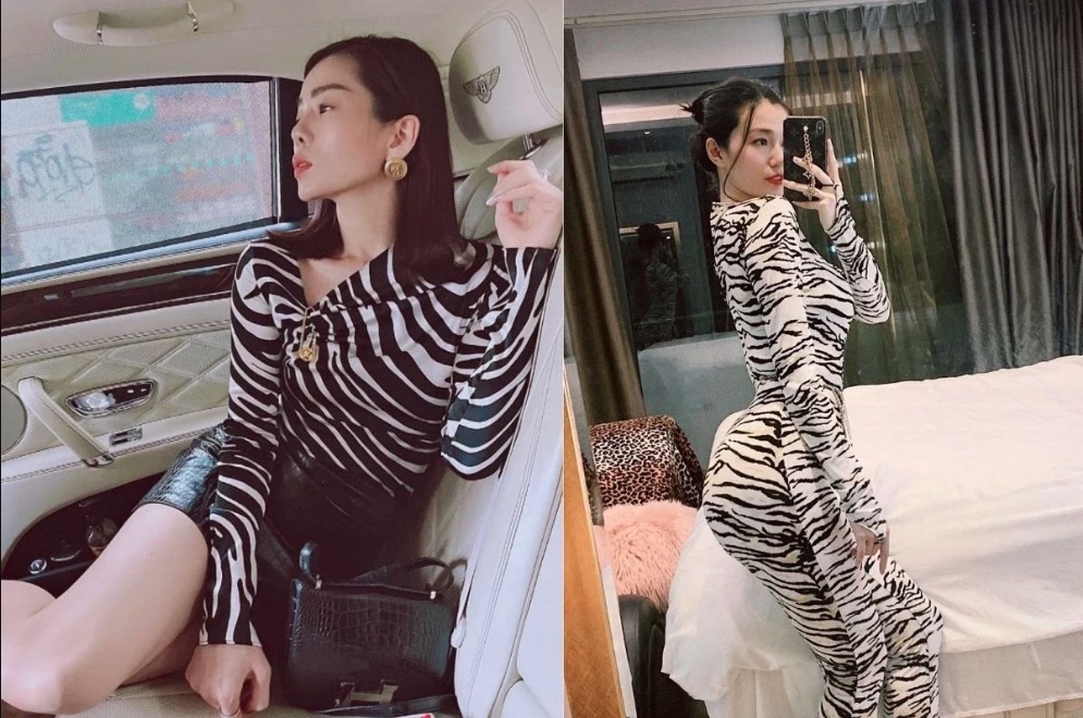 Lệ Quyên và tình tin đồn đại gia Đức Huy đụng hàng, đụng cả cách pose dáng như "hai chị em"