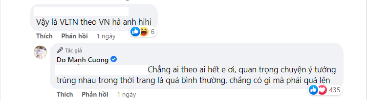 Thật không thể tin được, Valentino “đạo” Đỗ Mạnh Cường?  - Ảnh 1