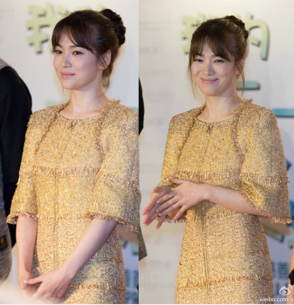 Những set đồ vải tweed đẹp nhất của Song Hye Kyo - Ảnh 1