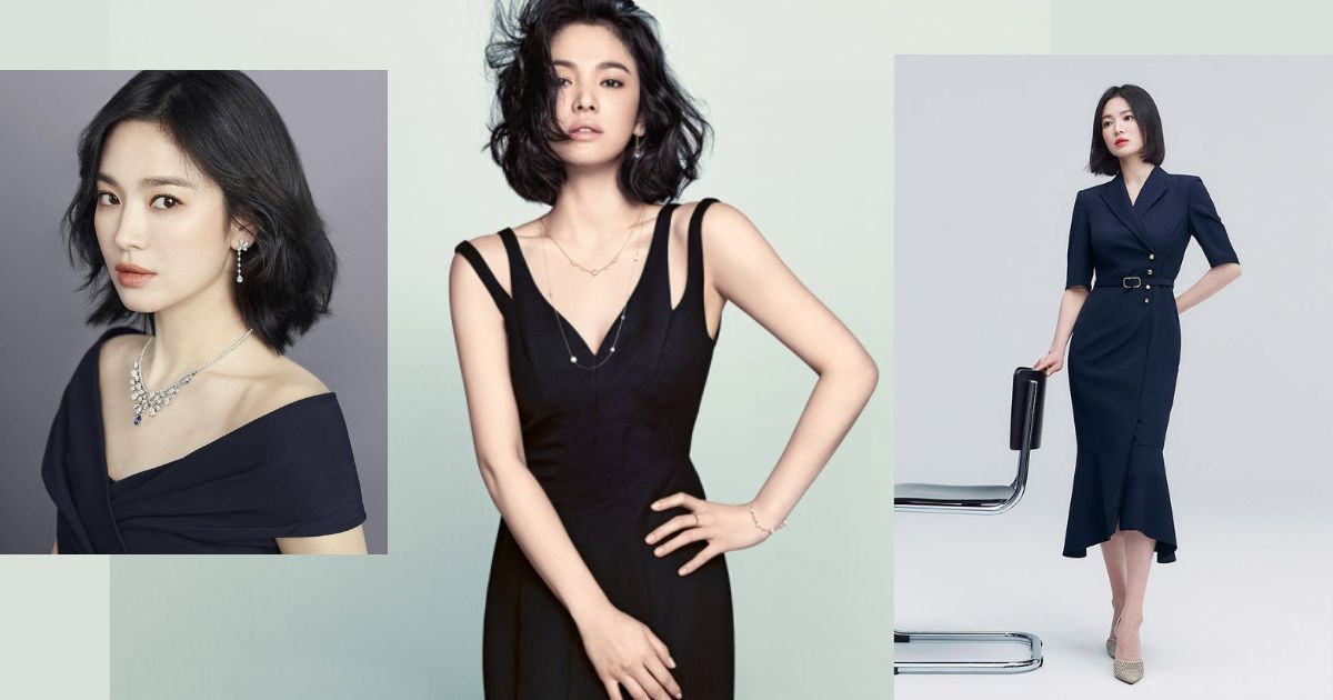 Bí quyết mặc đẹp Song Hye Kyo không bao giờ nói với bạn: Mặc áo cổ V auto cổ dài, dáng thanh thoát