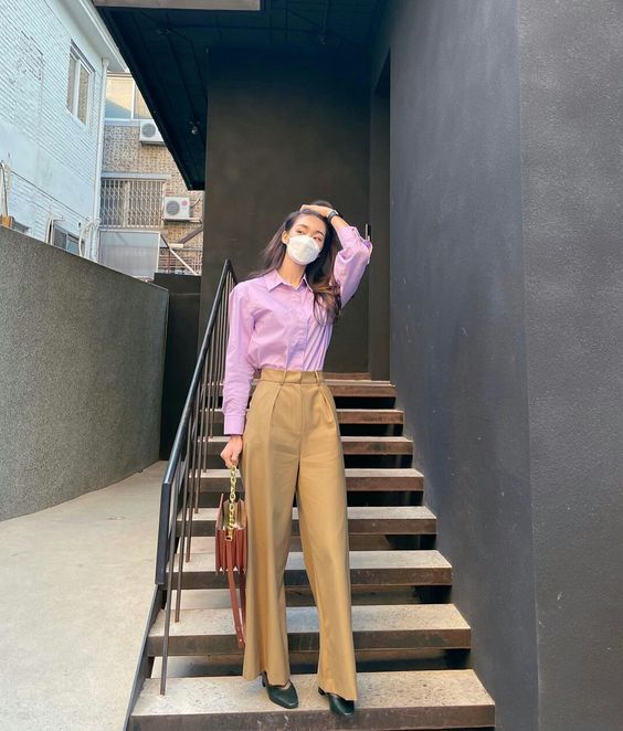 Áo sơ mi và quần tây: Combo 