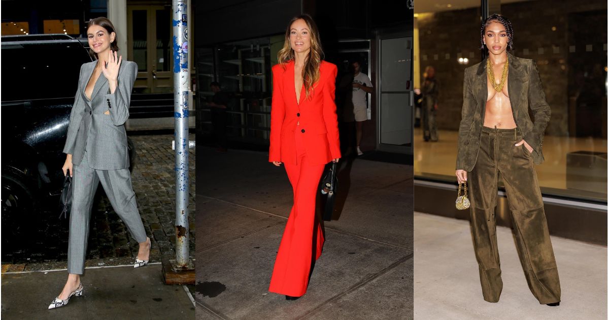 Sao Hollywood gợi ý cho bạn: Muốn thanh lịch nhưng gây chú ý, hãy mặc suit phong cách gợi cảm
