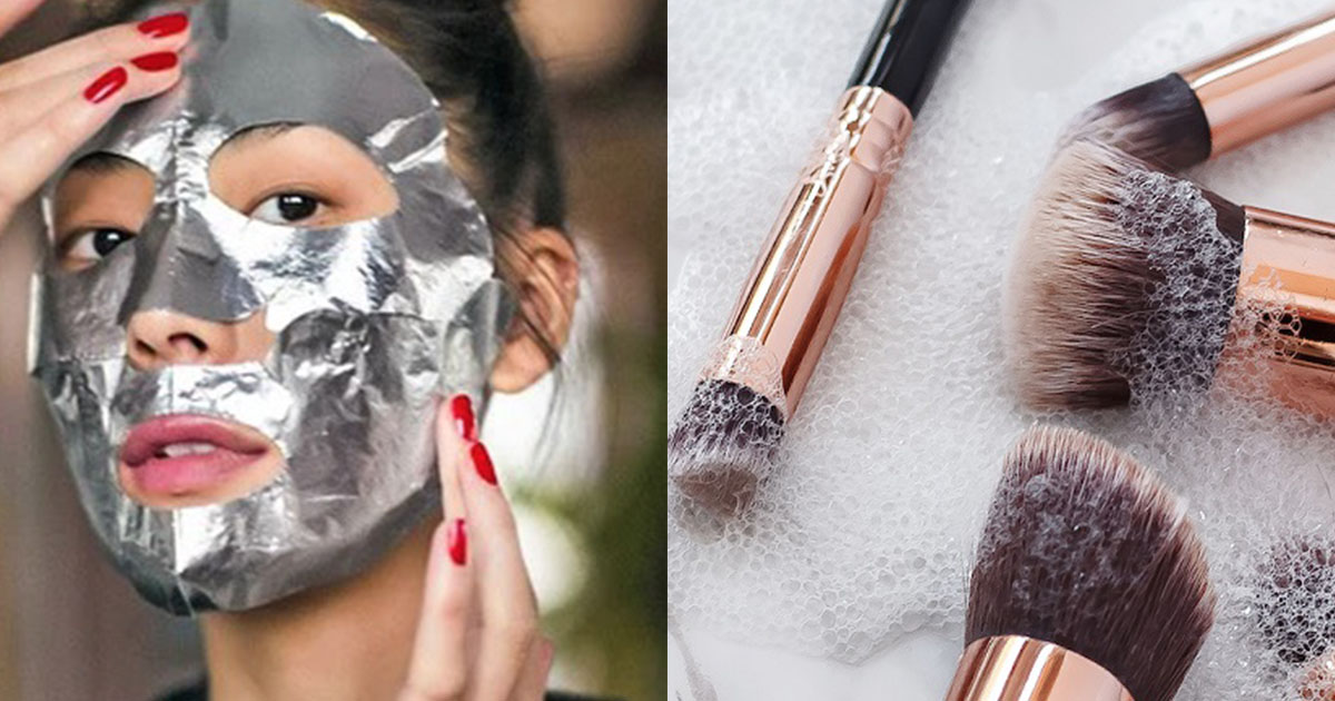 Giấy bạc bọc thực phẩm, nước rửa bát cũng có thể giúp chị em làm đẹp tiết kiệm