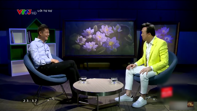 Chí Tài xuất hiện trên sóng VTV3 trong chương trình 'Lời tự sự' (ảnh VTV).