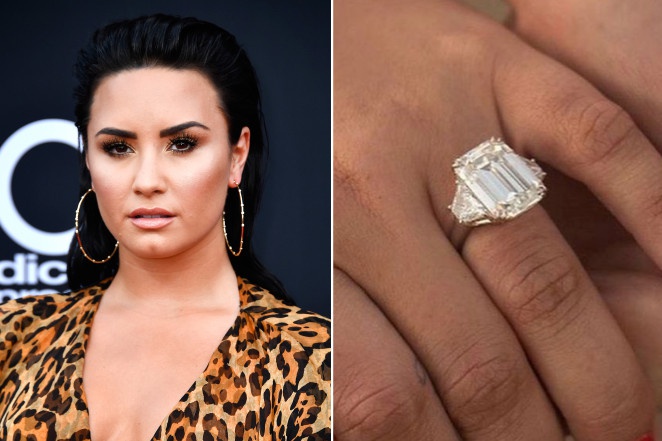 Demi Lovato được bạn trai cầu hôn bằng chiếc nhẫn trị giá 5 triệu USD.