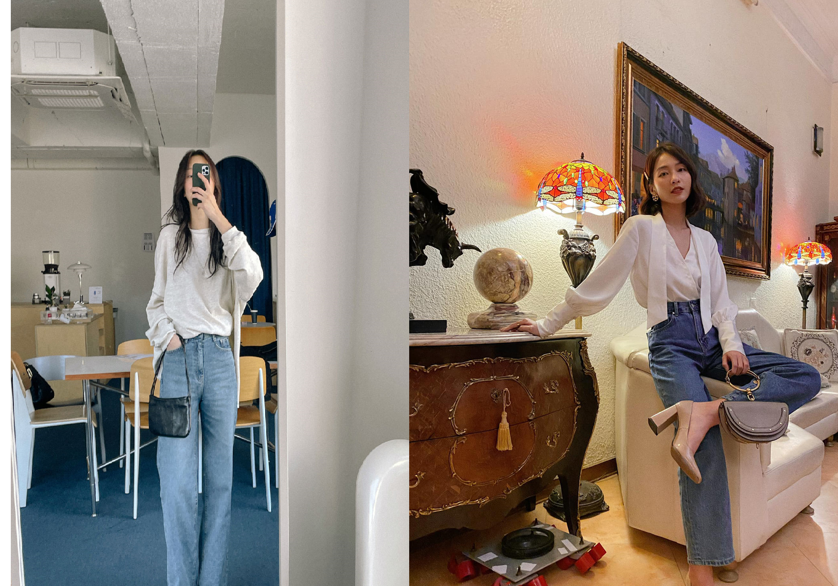 Đâu phải chỉ skinny jeans mới kéo dài chân, Khả Ngân có vô số cách mix&match "xịn sò" hơn nhiều