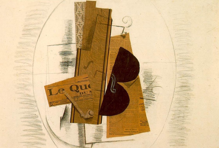 Georges Braque, 'Violin và ống điếu' (1913)