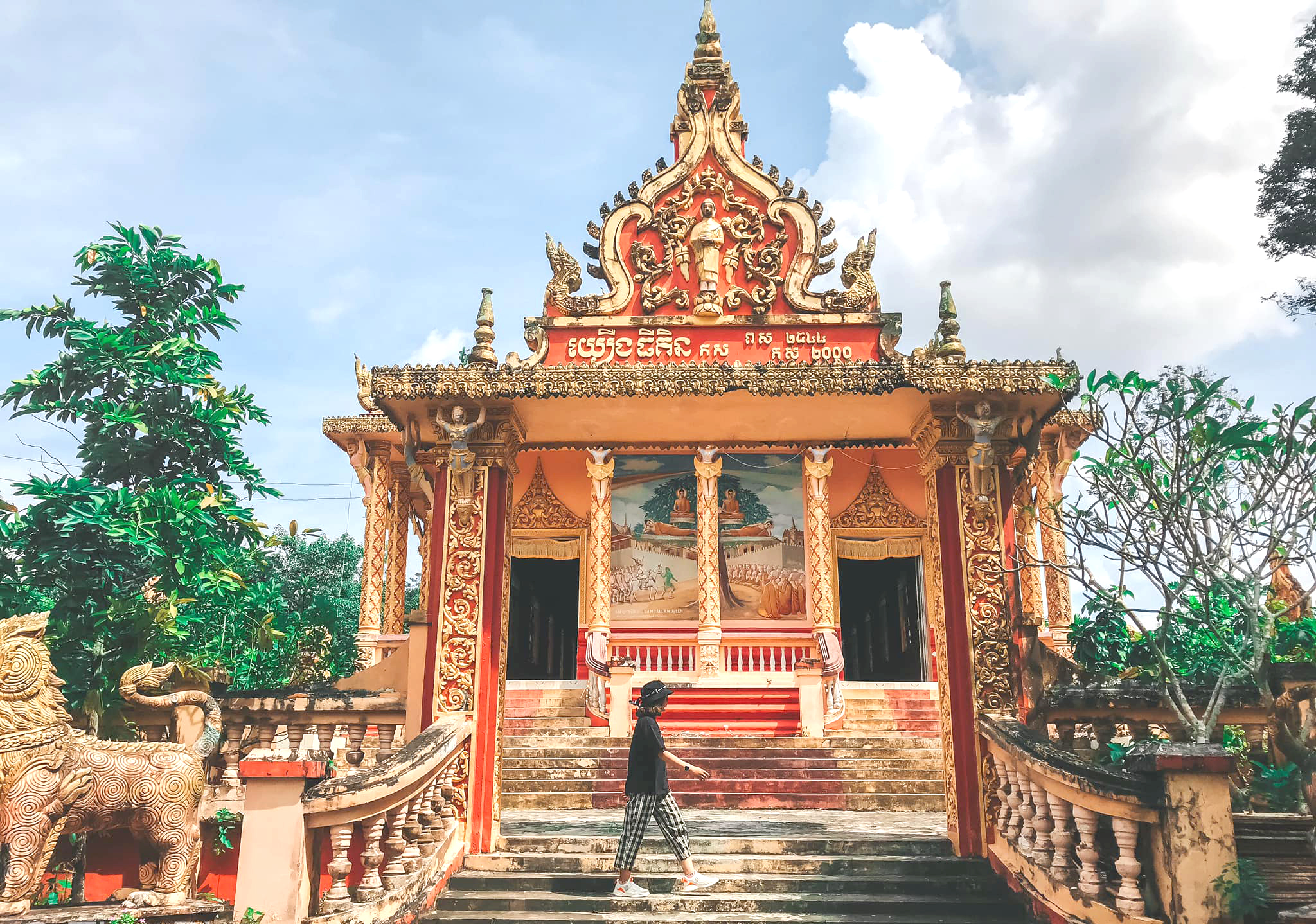 Chùa Som Rong, ngôi chùa mang kiến trúc Khmer khiến