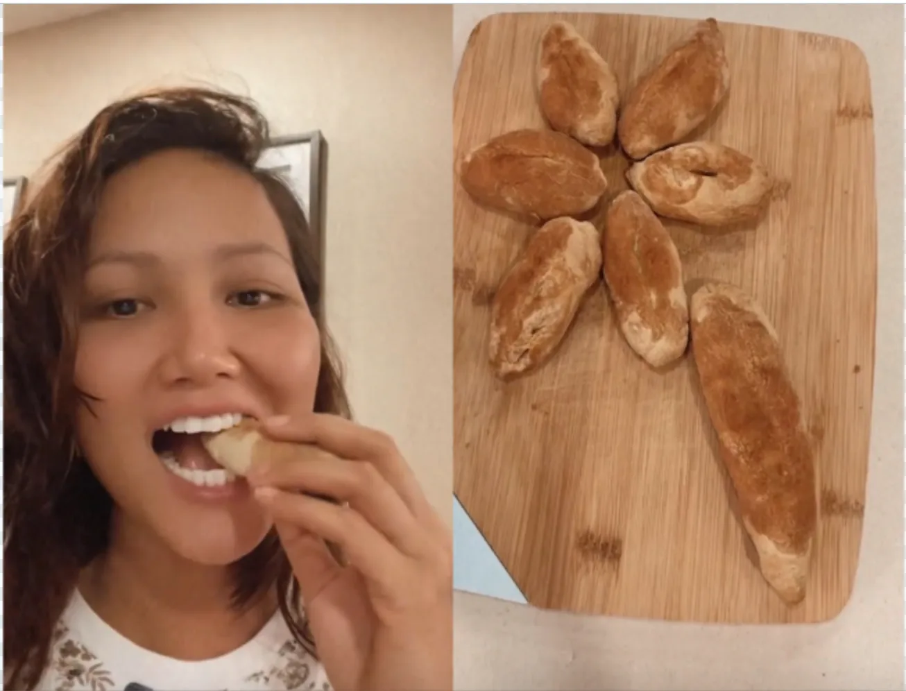 H’Hen Niê làm bánh mì theo Tiktok, Thanh Hằng nấu chè đậu đỏ nhân Thất Tịch