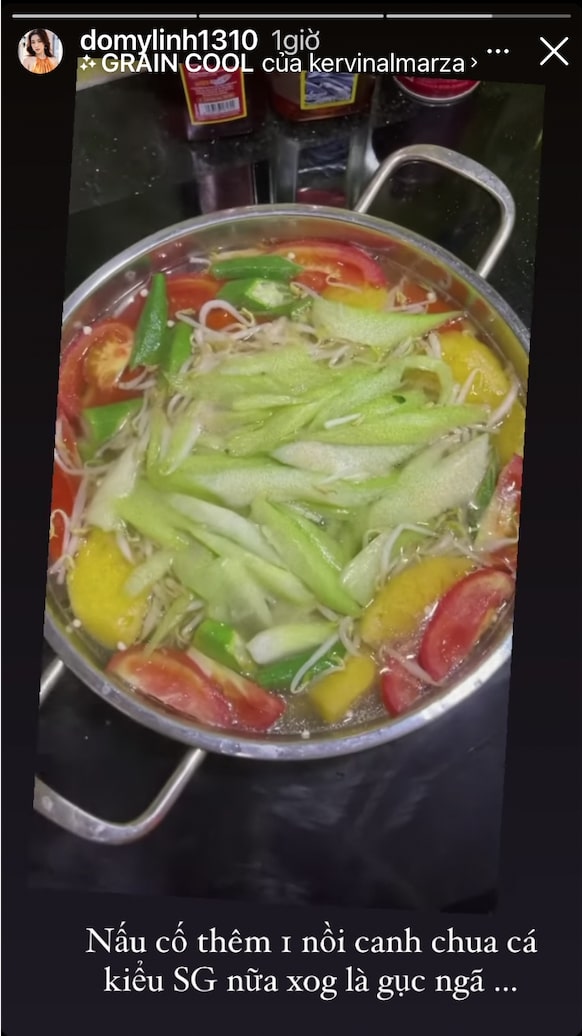 ... và cố gắng nấu thêm nồi canh chua cá theo kiểu Sài Gòn để chiêu đãi gia đình.