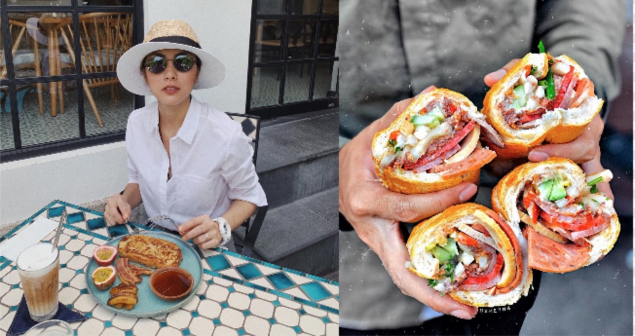 Hôm nay Hà Tăng và cả showbiz Sài Gòn đều ăn bánh mì Huỳnh Hoa