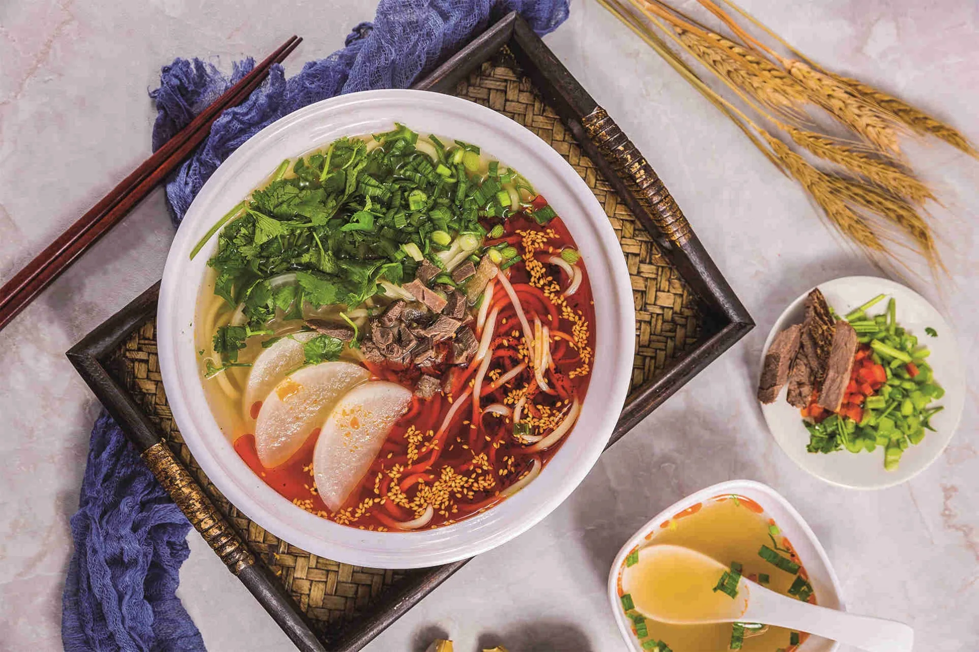 Cách nấu mì bò Lan Châu thơm ngon đúng điệu theo công thức Lý Tử Thất - Ảnh 1