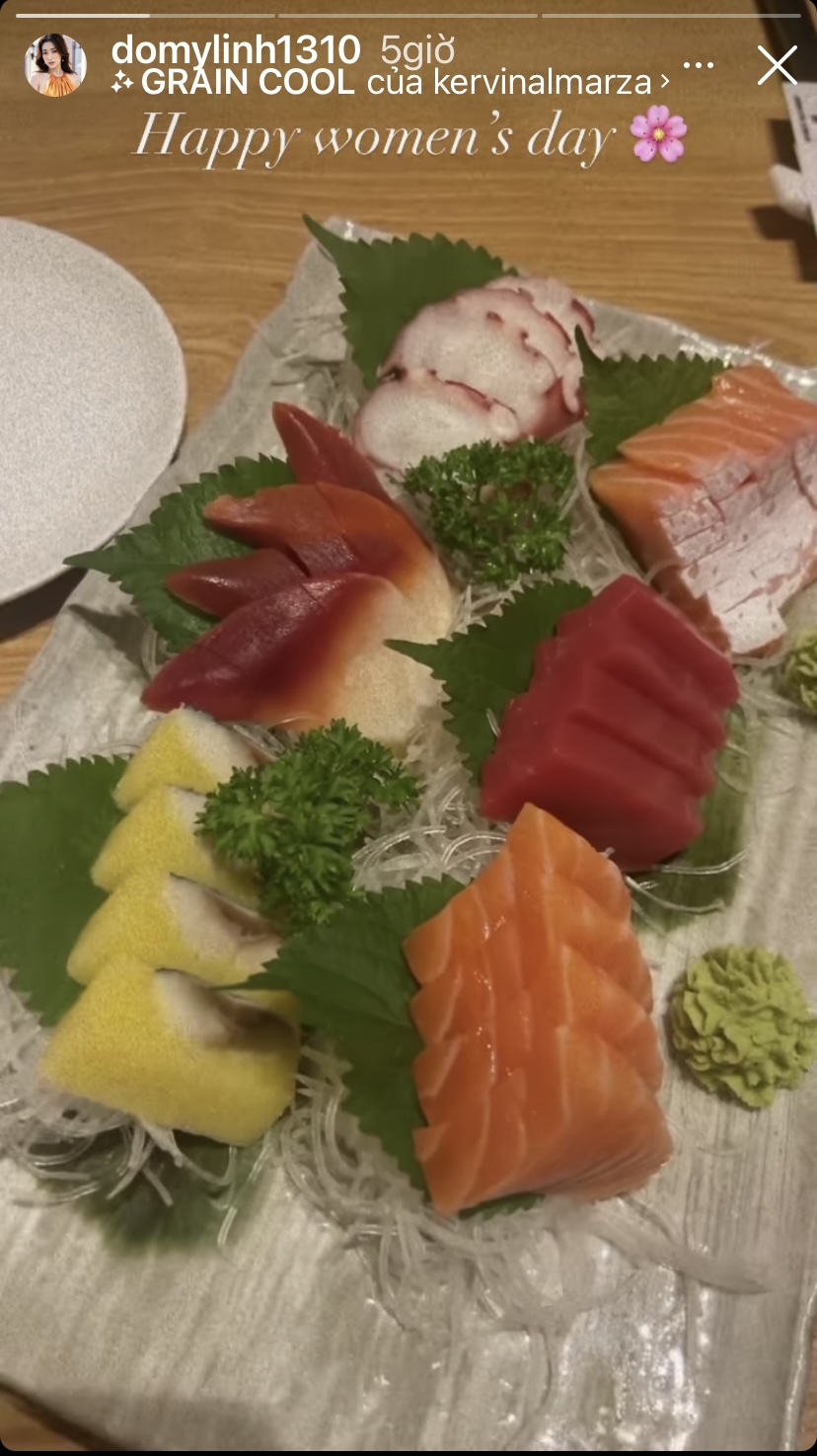Ngoài đĩa sashimi tươi ngon và giàu dinh dưỡng...