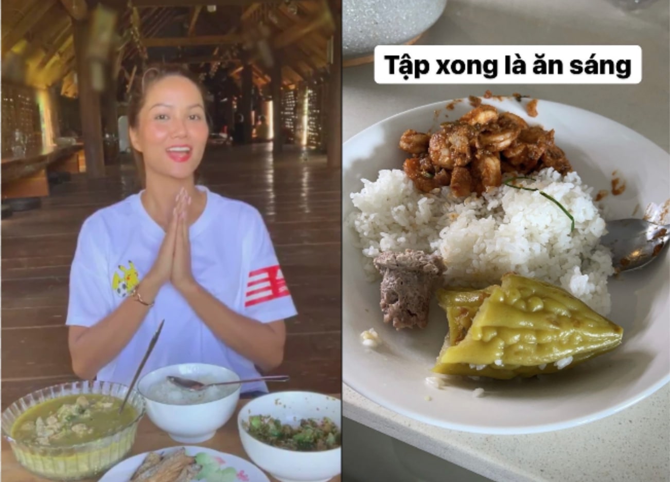 Chuộng món Việt như H’Hen Niê, cơm trắng luôn là "chân ái"