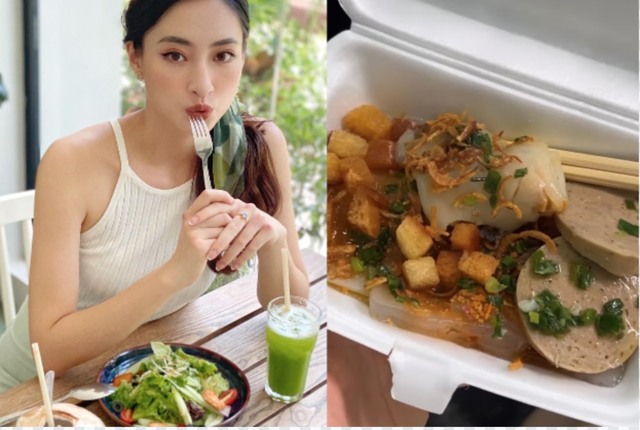 Lương Thuỳ Linh vừa rời Huế đã thèm bánh bột lọc, Tăng Thanh Hà làm gỏi vịt cực chất lượng