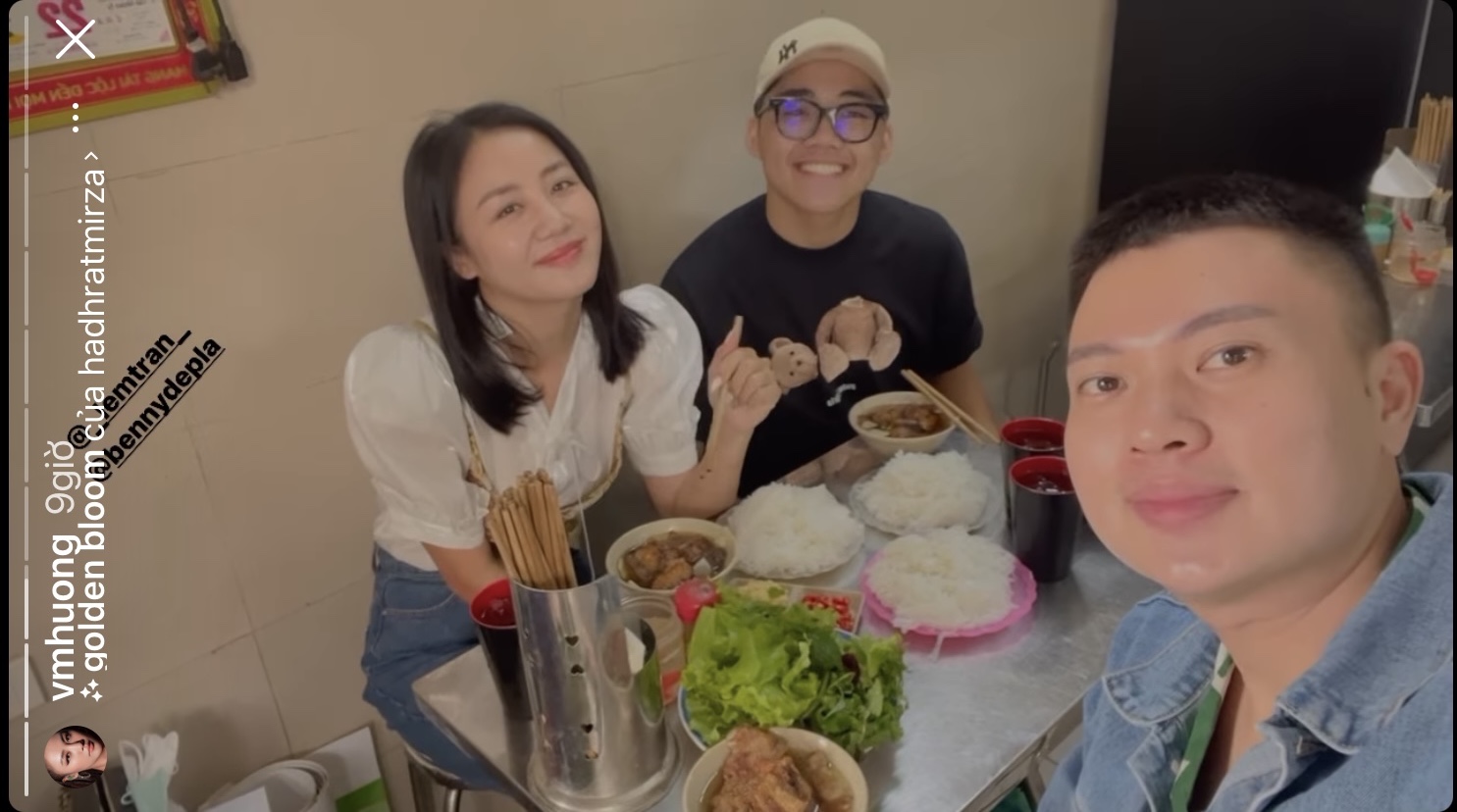 Đỗ Thị Hà cảm thán "chưa bao giờ ăn bánh mì ngon thế"; Văn Mai Hương "ăn sập Hà Nội"