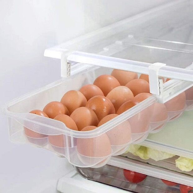 Nên đặt trứng vào các hộp kín và để ngăn mát.