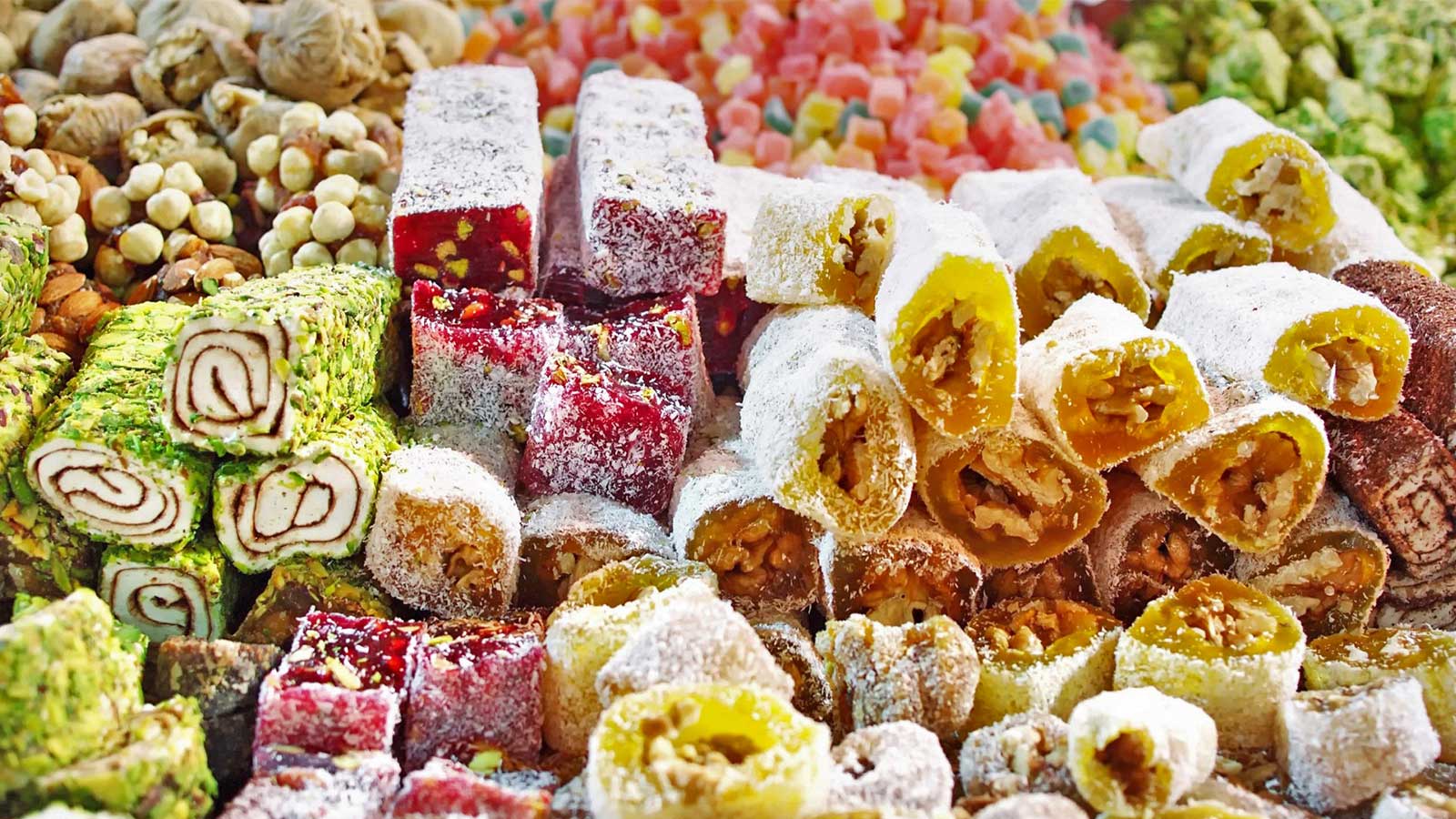 Turkish Delight là loại kẹo dẻo nổi tiếng của Thổ Nhĩ Kỳ.
