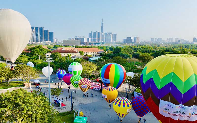 Chương trình Ngày hội khinh khí cầu lần đầu diễn ra ở Hà Nội.