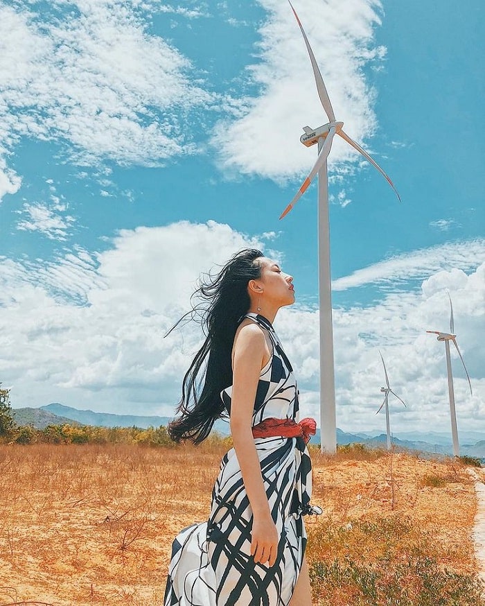 5 cánh đồng điện gió ở Việt Nam đẹp không kém trời Âu, chỉ đứng vào là có ngàn ảnh đẹp - Ảnh 4