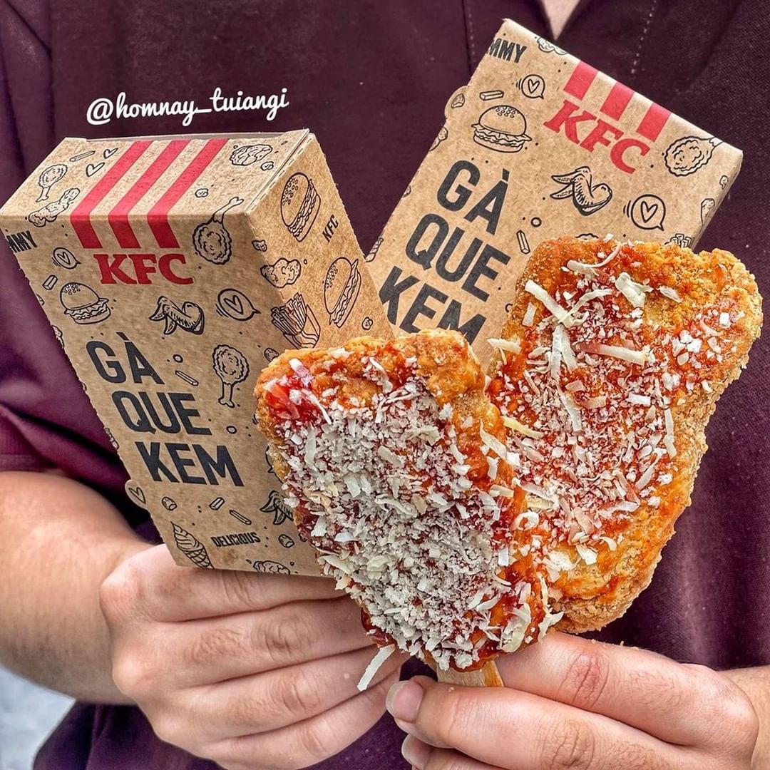 Gà que kem KFC, liệu bạn có dám thử sự kết hợp độc đáo giữa kem và gà này? - Ảnh 1