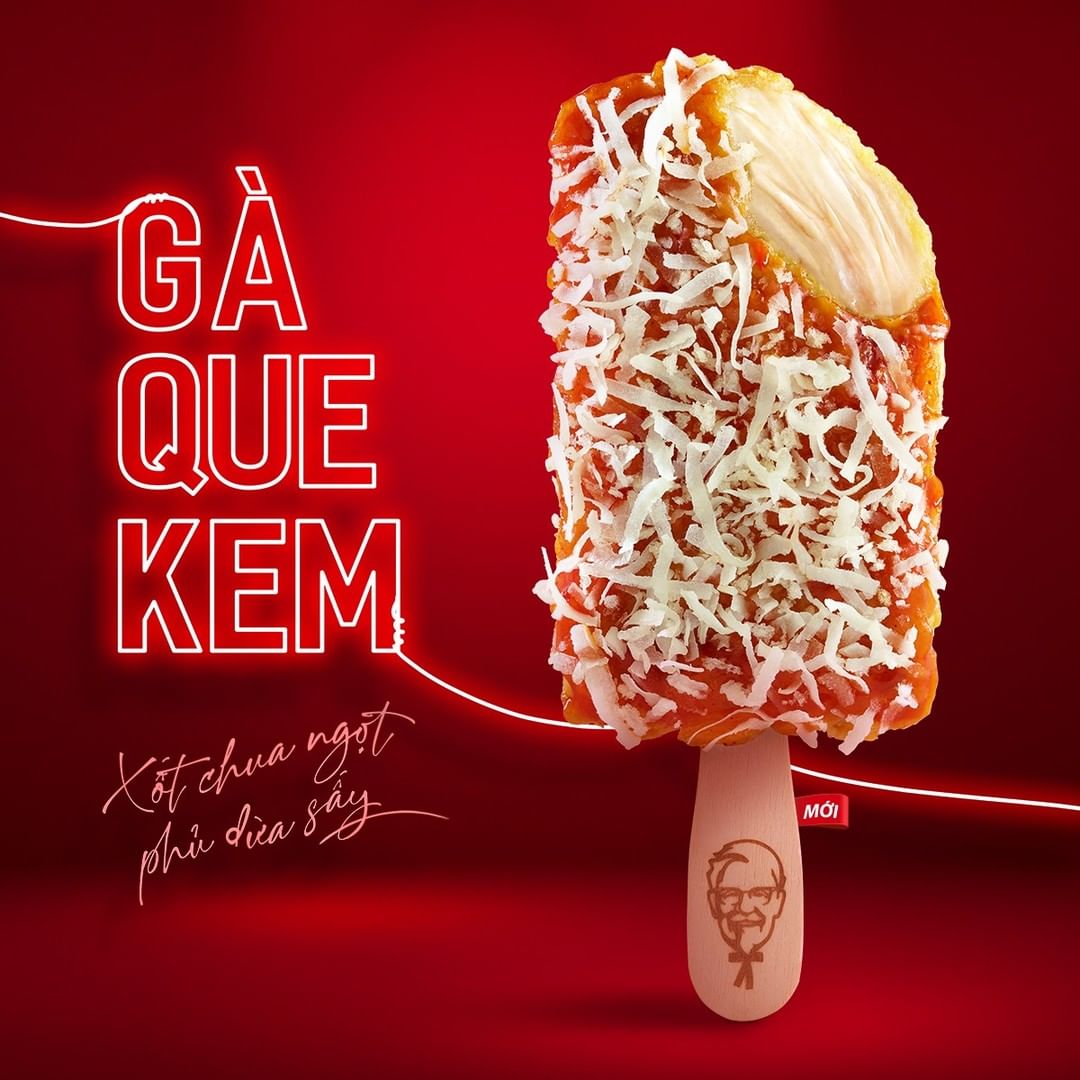 Gà que kem KFC, liệu bạn có dám thử sự kết hợp độc đáo giữa kem và gà này? - Ảnh 1