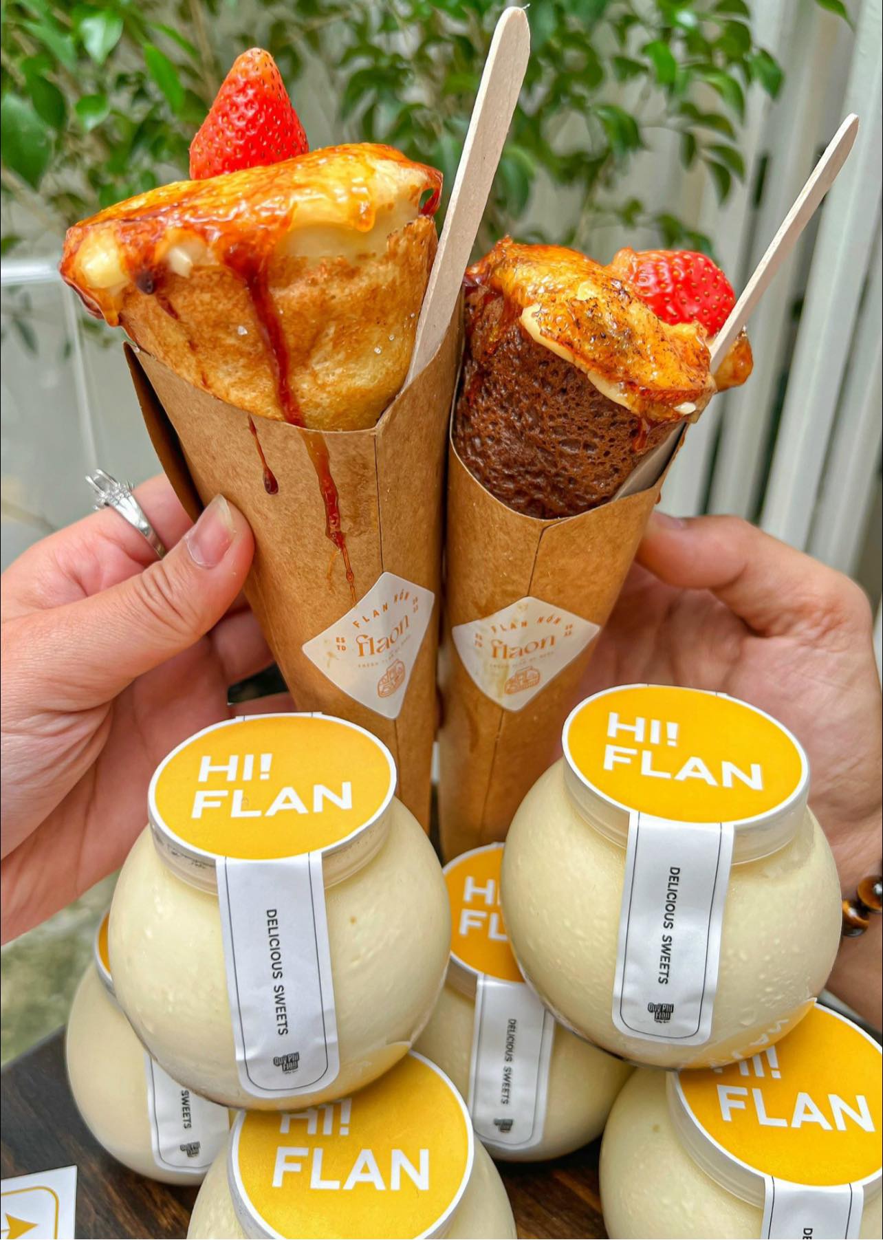 Flan tươi nửa ký, phiên bản “siêu to khổng lồ” dành cho team hảo ngọt - Ảnh 2