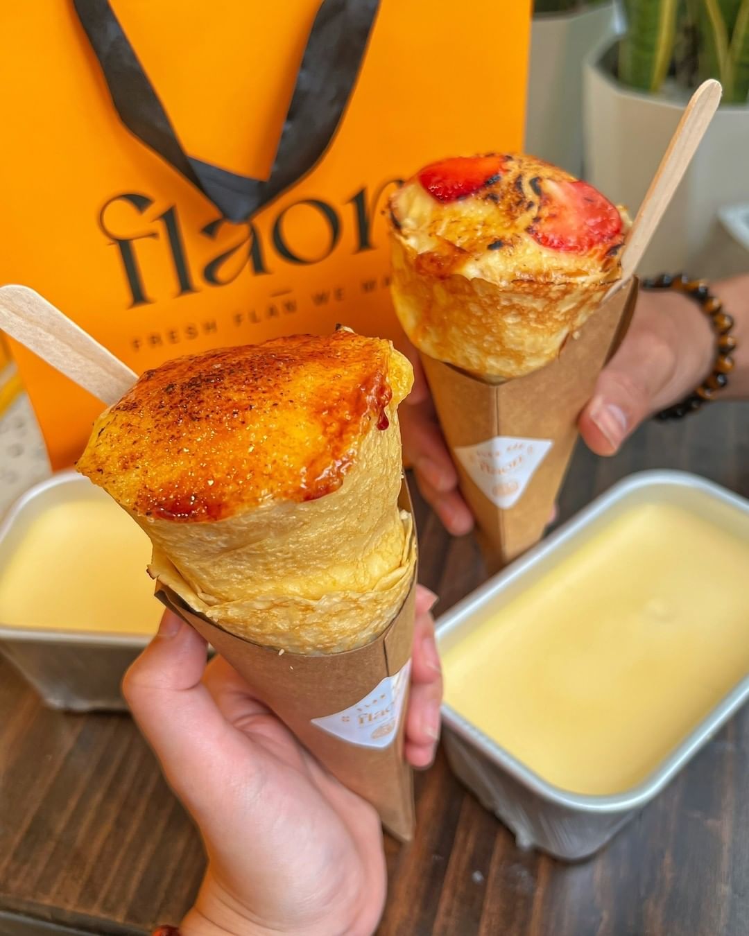 Flan tươi nửa ký, phiên bản “siêu to khổng lồ” dành cho team hảo ngọt - Ảnh 1