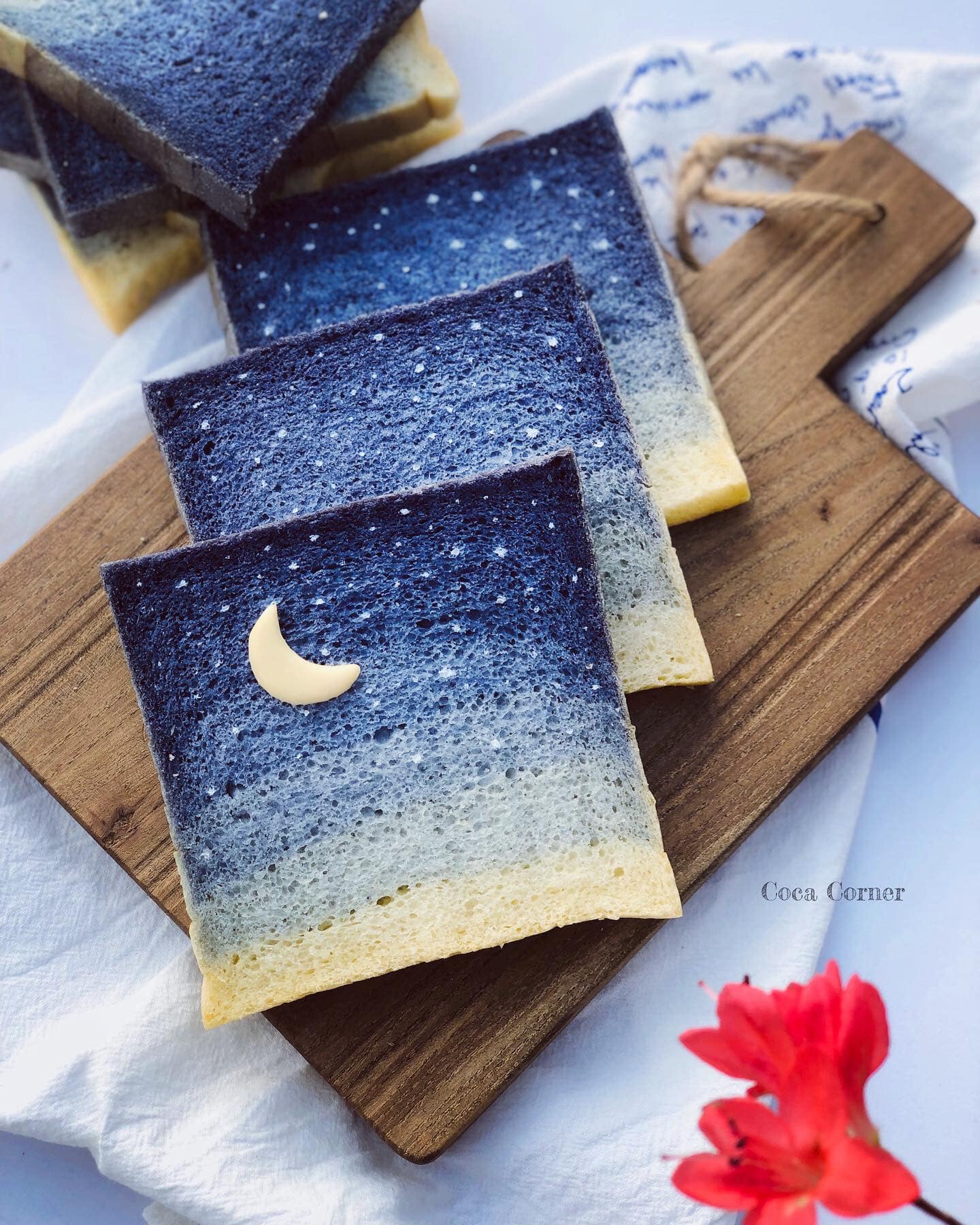 Cách làm bánh mì phong cách ombre đơn giản, đẹp mắt, sống ảo cực “ăn hình” - Ảnh 1