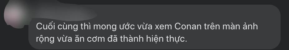 BHD Star cho mang cơm vào rạp xem Conan, tưởng giỡn chơi mà hoá ra làm thiệt - Ảnh 1