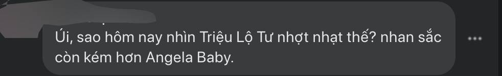 Triệu Lộ Tư tiếp tục bị chê kém sắc khi đọ mặt mộc cùng đàn chị Angela Baby - Ảnh 1