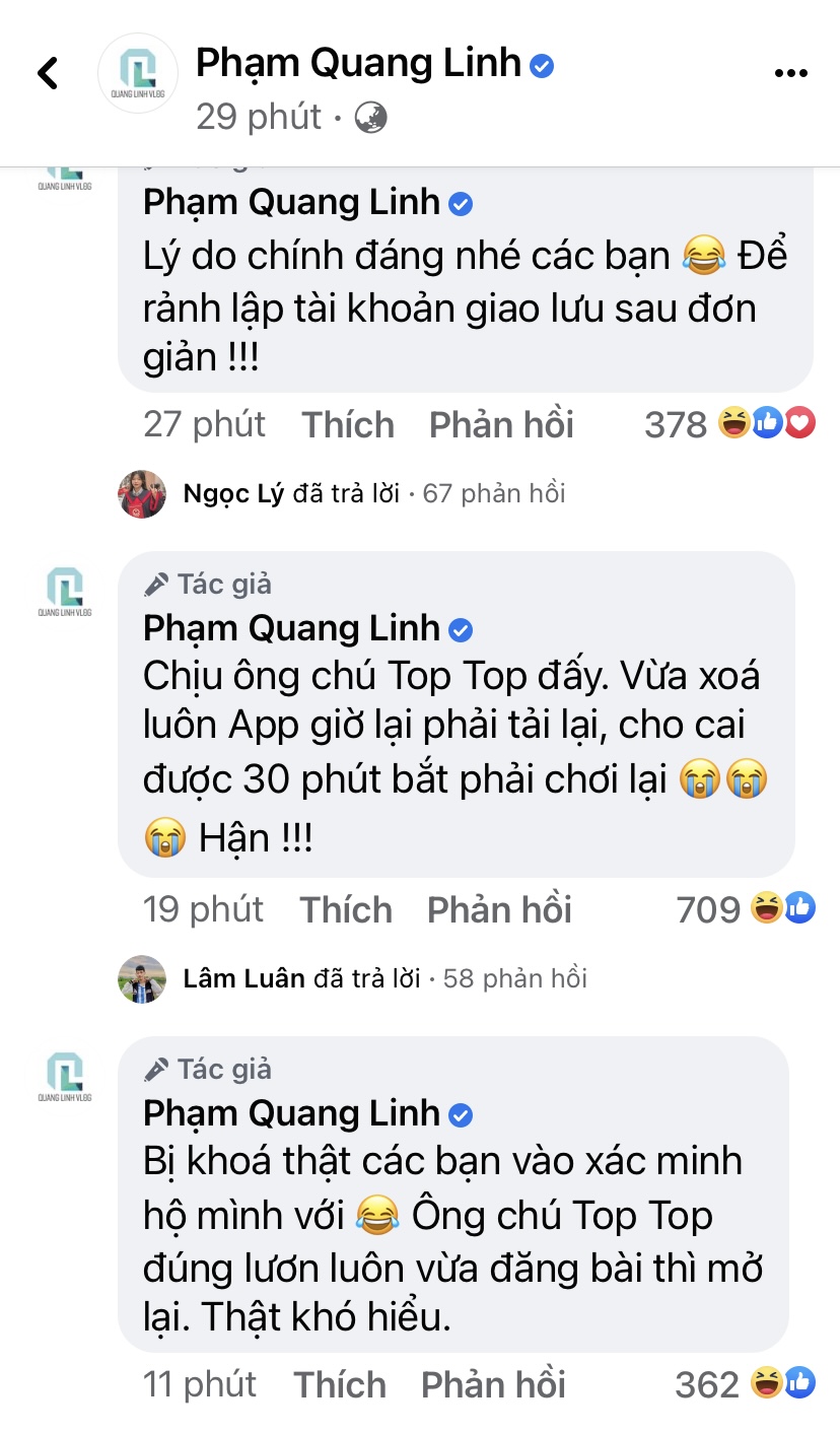 Vừa xin lỗi fan vì lỡ hẹn livestream TikTok, Quang Linh Vlogs lập tức lên bài thanh mình độ “lươn” - Ảnh 4