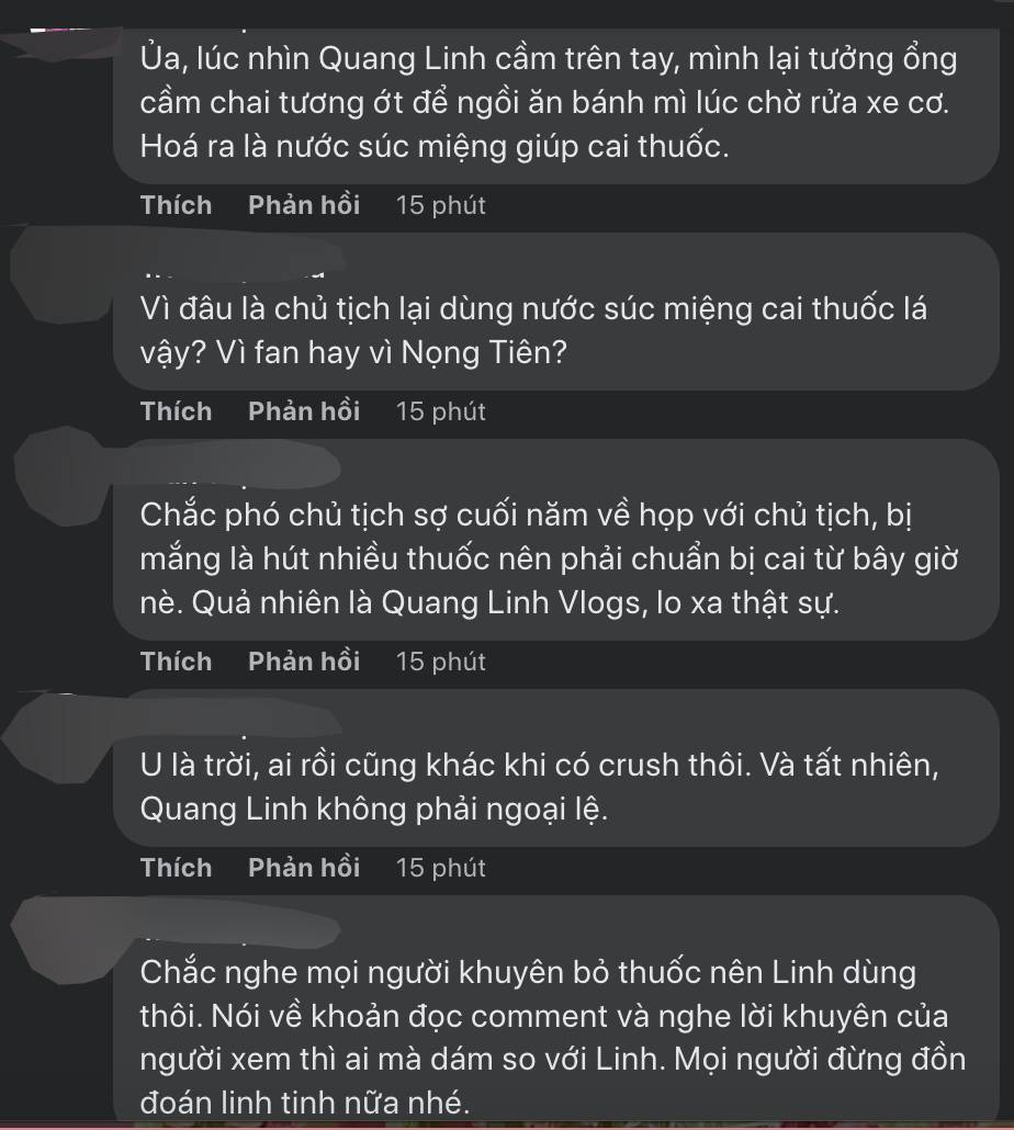 Quang Linh Vlogs “bị tố” dùng nước súc miệng cai thuốc lá, fan tò mò lý do vì ai? - Ảnh 4