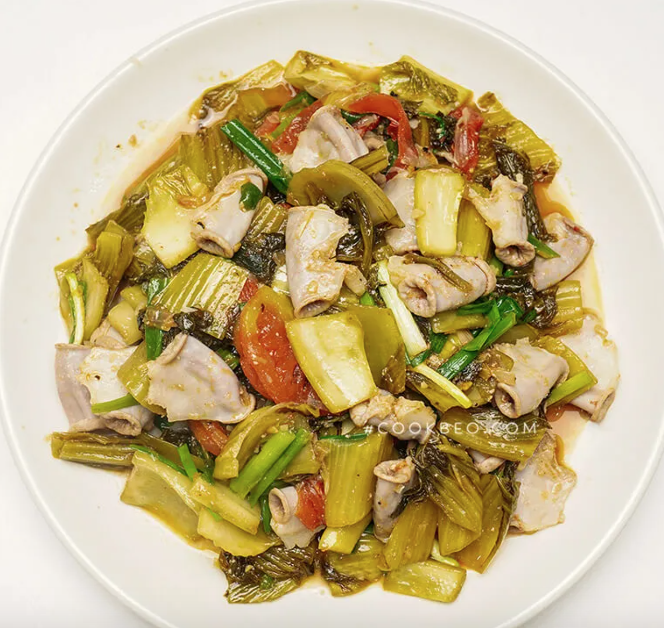 Cách làm lòng xào dưa 30 ngàn đầy đặn để đổi gió cuối tuần - Ảnh 1