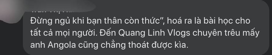 Quang Linh Vlogs trở thành nạn nhân của trò đùa “đừng ngủ khi bạn thân còn thức” - Ảnh 1