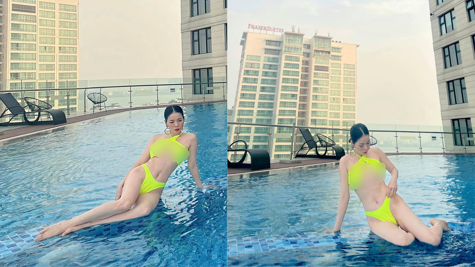 Netizen đỏ mặt khi nhìn bức ảnh Lệ Quyên than "việc ngập đầu không được đi biển