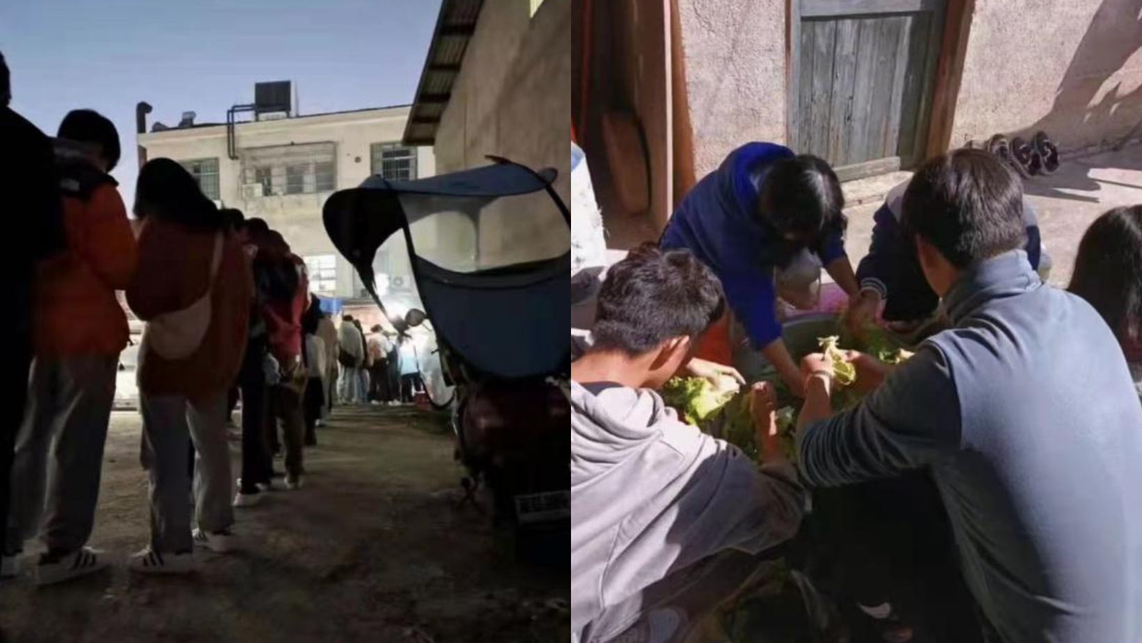 Hành động đáng 10 điểm tinh tế của nhóm sinh viên khi giúp đỡ chủ tiệm bánh rán khó khăn