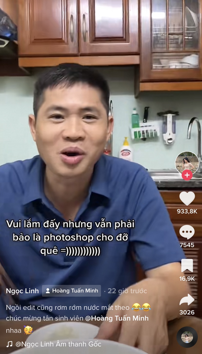 Ông bố rơm rớm nước mắt khi nghe tin con trai báo đỗ đại học, vừa ăn cơm vừa tủm tỉm cười - Ảnh 5
