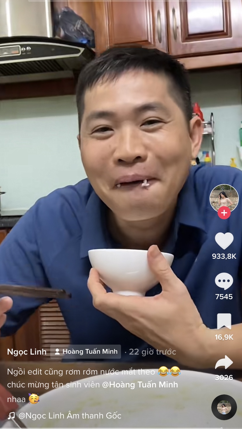 Ông bố rơm rớm nước mắt khi nghe tin con trai báo đỗ đại học, vừa ăn cơm vừa tủm tỉm cười - Ảnh 6
