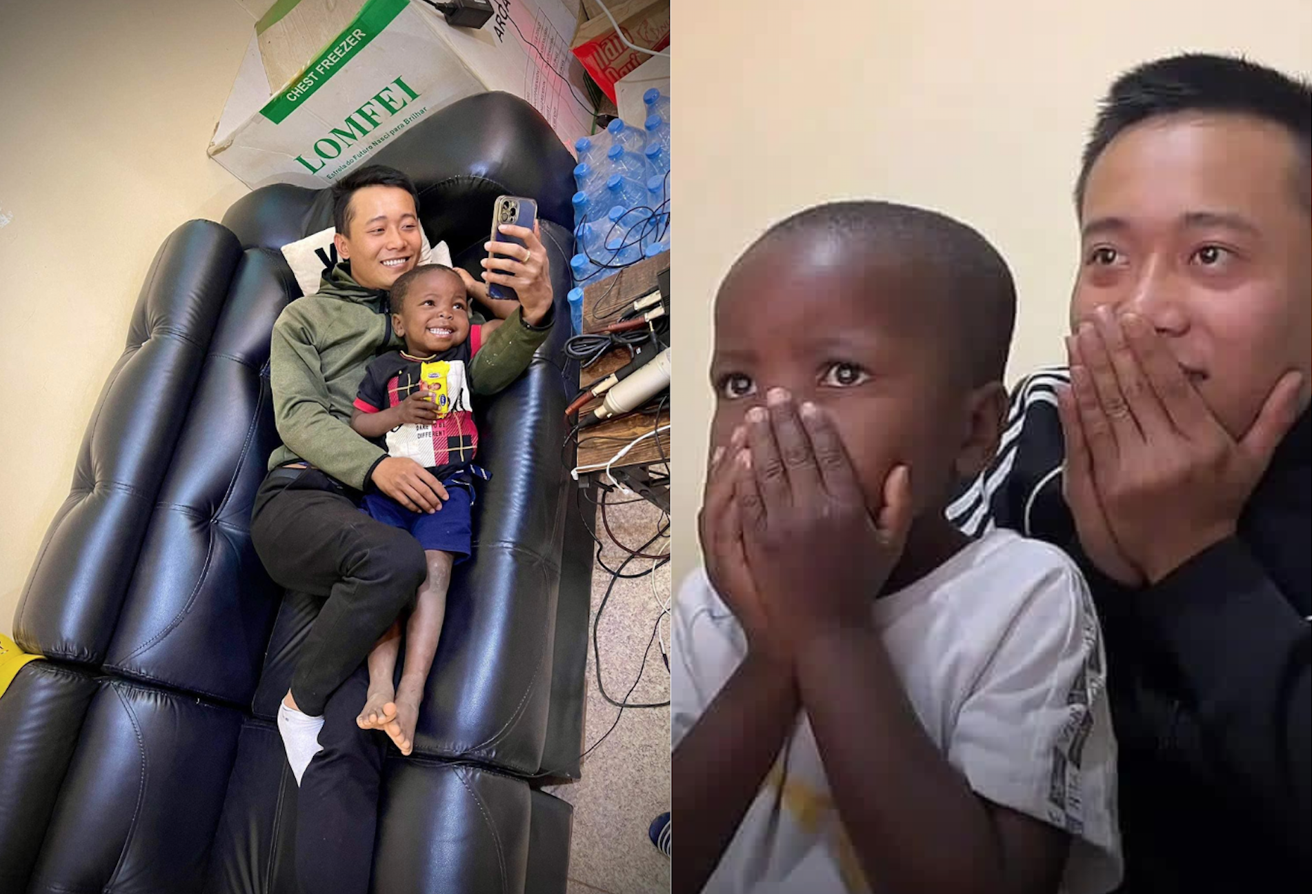 Lôi Con bẽn lẽn khi được Quang Linh Vlogs tặng thứ này, sự chu đáo của chú Linh khiến fan nức lòng