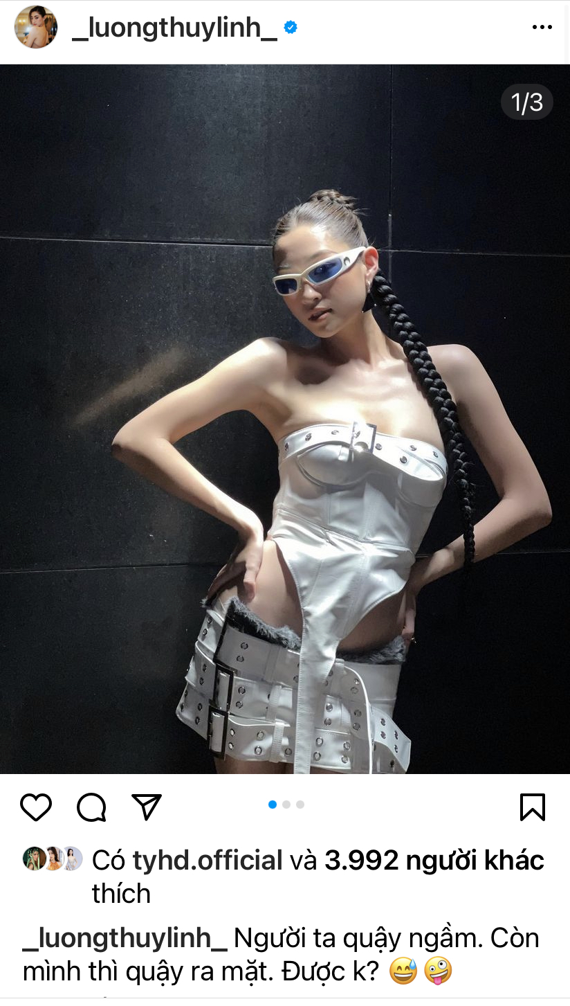 Lương Thuỳ Linh bất ngờ khoe style “quậy ra mặt” sau khi kết thúc nhiệm kỳ Hoa hậu - Ảnh 1