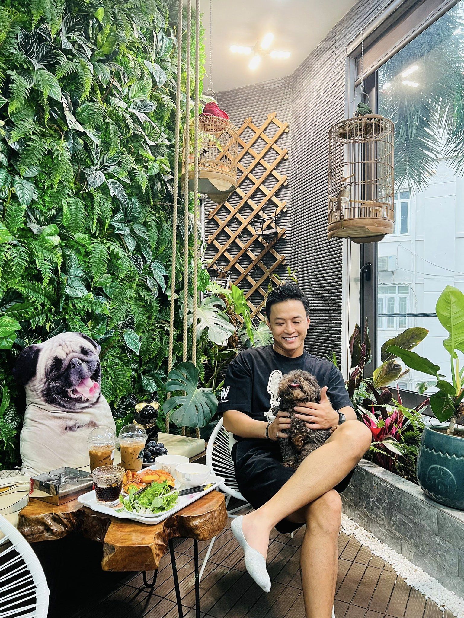 Hồng Đăng khoe ảnh đón thu sang chảnh, tưởng đâu xa hoá ra là ban công tại gia - Ảnh 3