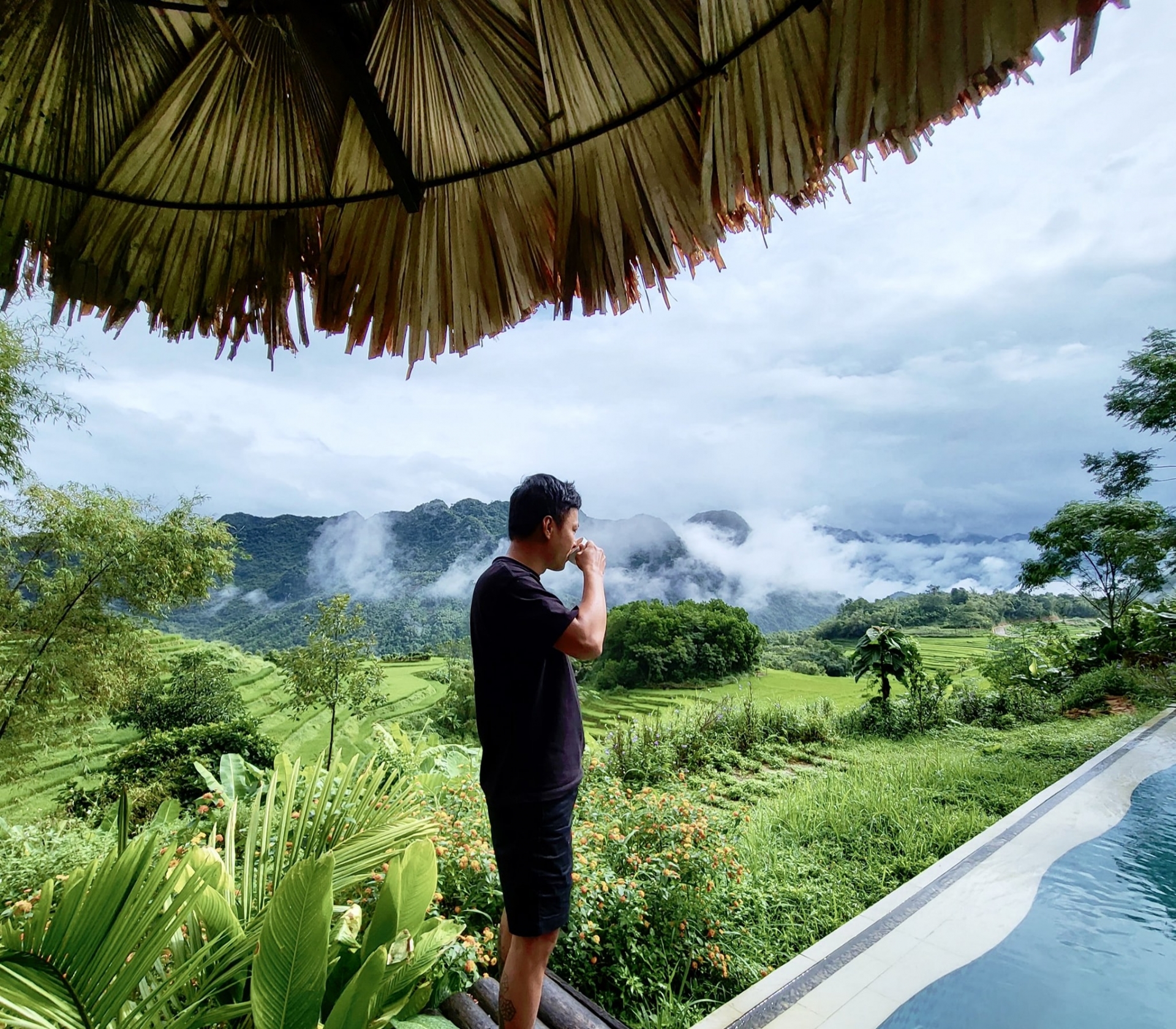 Hồng Đăng khoe ảnh đón thu sang chảnh, tưởng đâu xa hoá ra là ban công tại gia - Ảnh 1