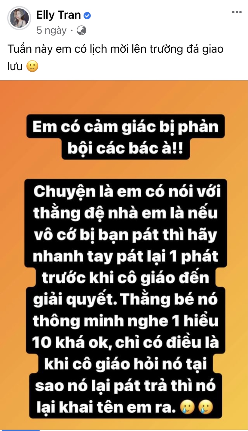 Elly Trần chia sẻ hành trình đi họp phụ huynh cho cậu quý tử, gay cấn chẳng kém phim - Ảnh 6