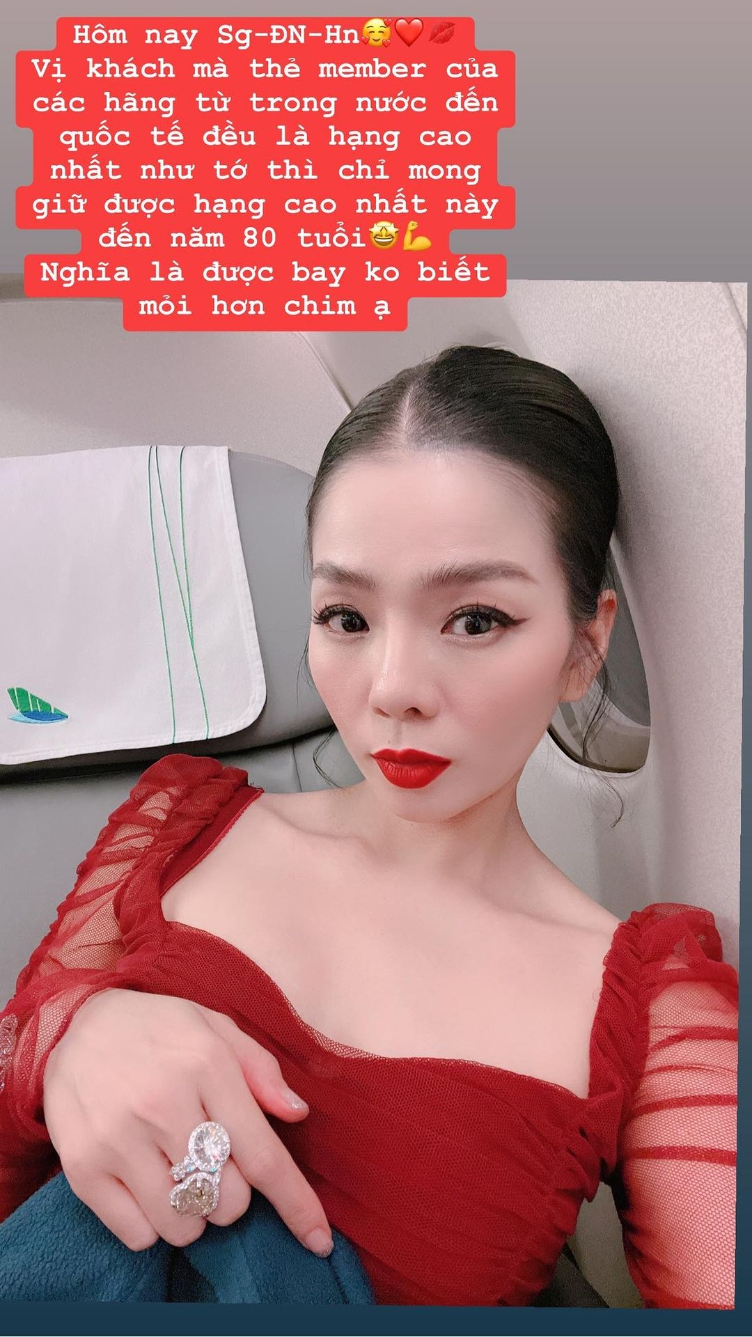 Lệ Quyên mong muốn “được bay không biết mỏi” nhưng netizen chỉ chú ý đến điều này - Ảnh 1