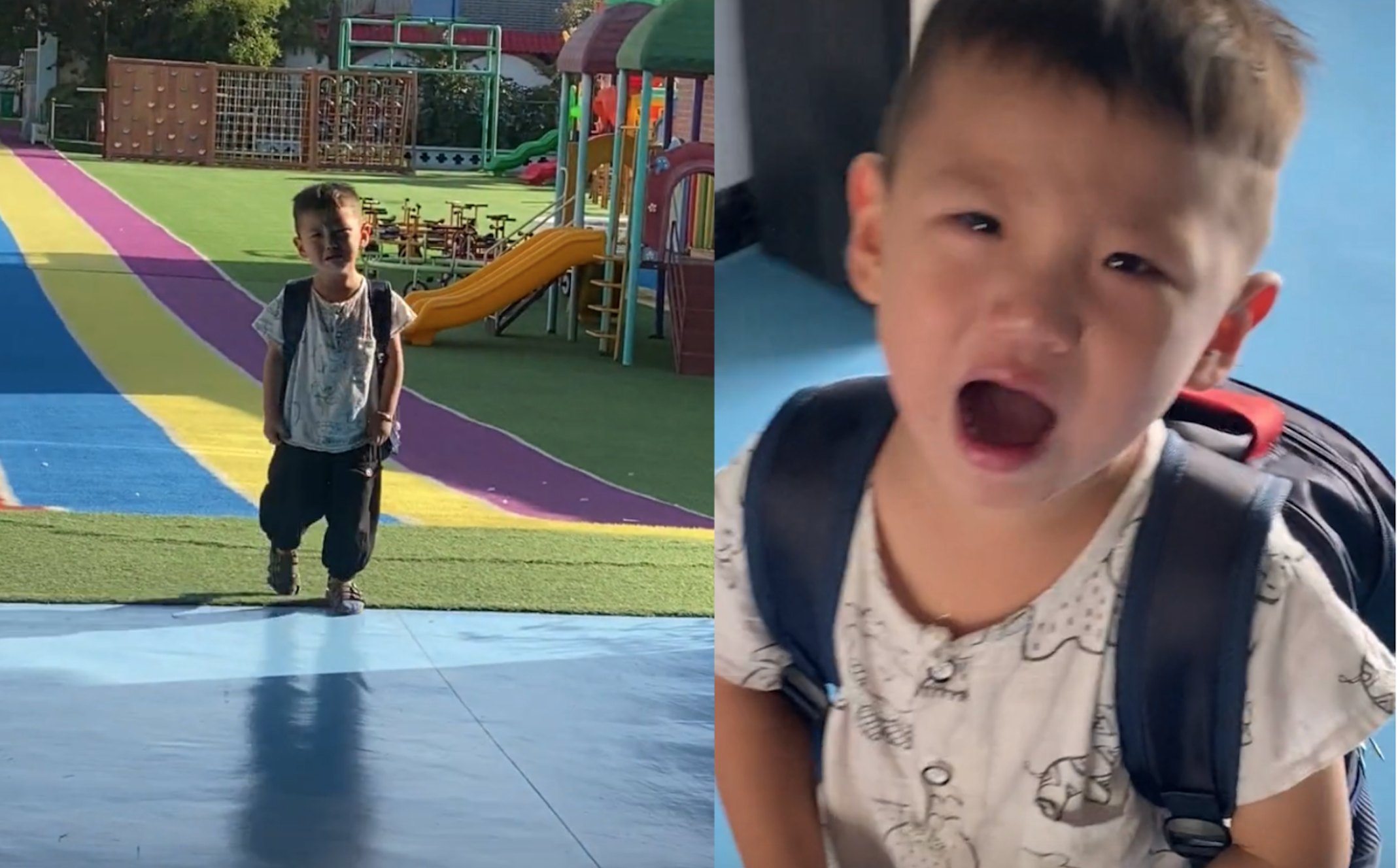 Ông nội đại gia mở hẳn trường cho cháu học, cậu bé khóc vì tan học các bạn được về còn mình ở lại 