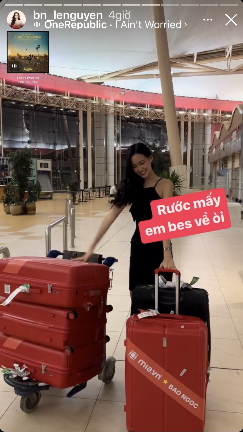 Bảo Ngọc tìm lại được hành lý ký gửi khi chinh chiến Miss Intercontinental tại Ai Cập - Ảnh 3