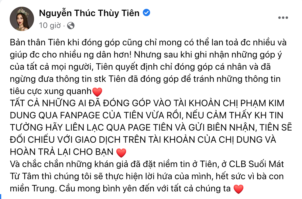 Thuỳ Tiên có hành động bất ngờ khi nhận được ý kiến trái chiều về việc kêu gọi ủng hộ miền Trung - Ảnh 6