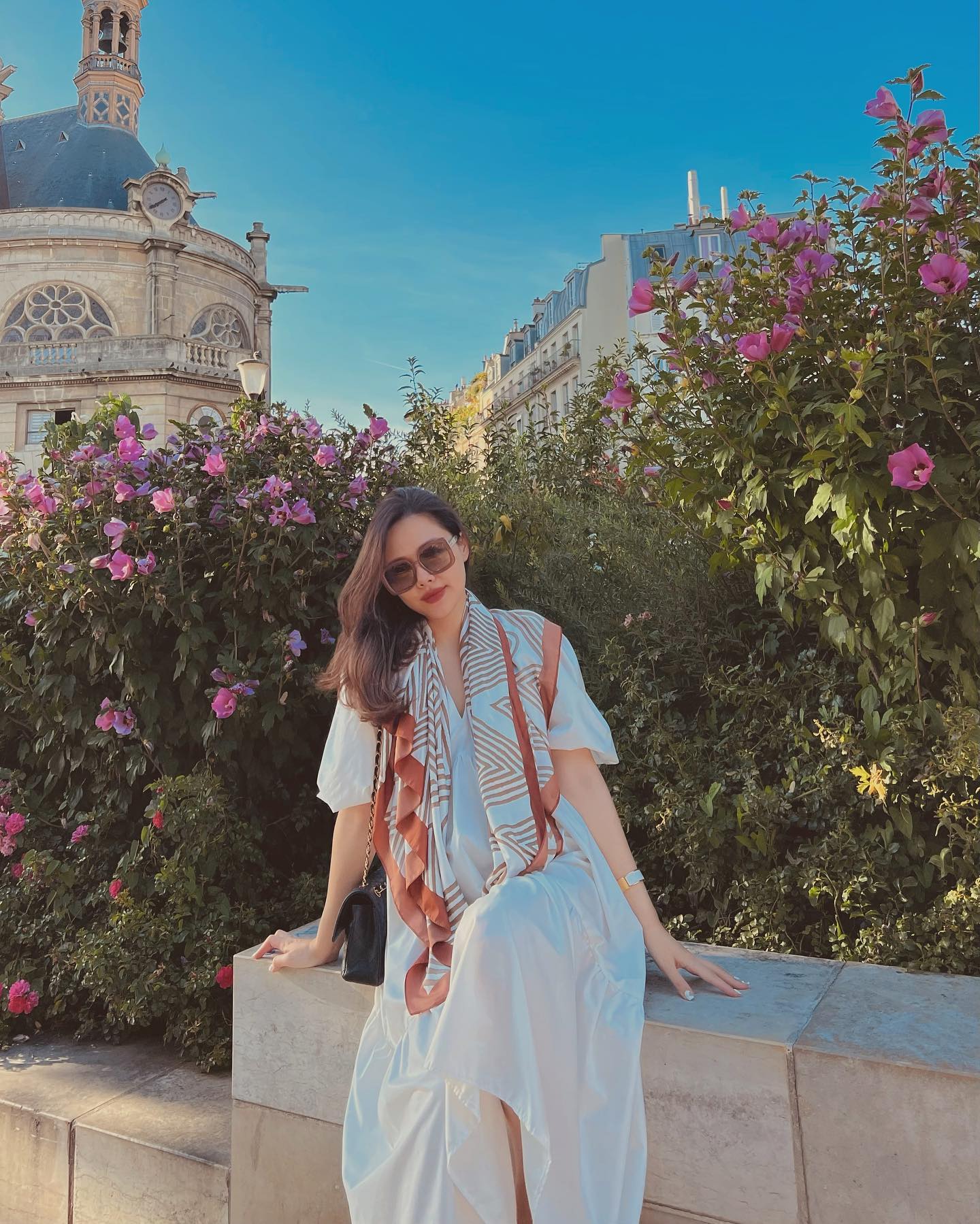 “Dâu hào môn” Phanh Lee gây bất ngờ khi khoe nhan sắc xinh đẹp tháng cuối thai kỳ - Ảnh 1